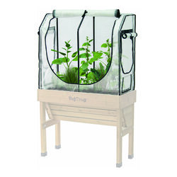 Wall Hugger Greenhouse Frame & Multi-Cover Set